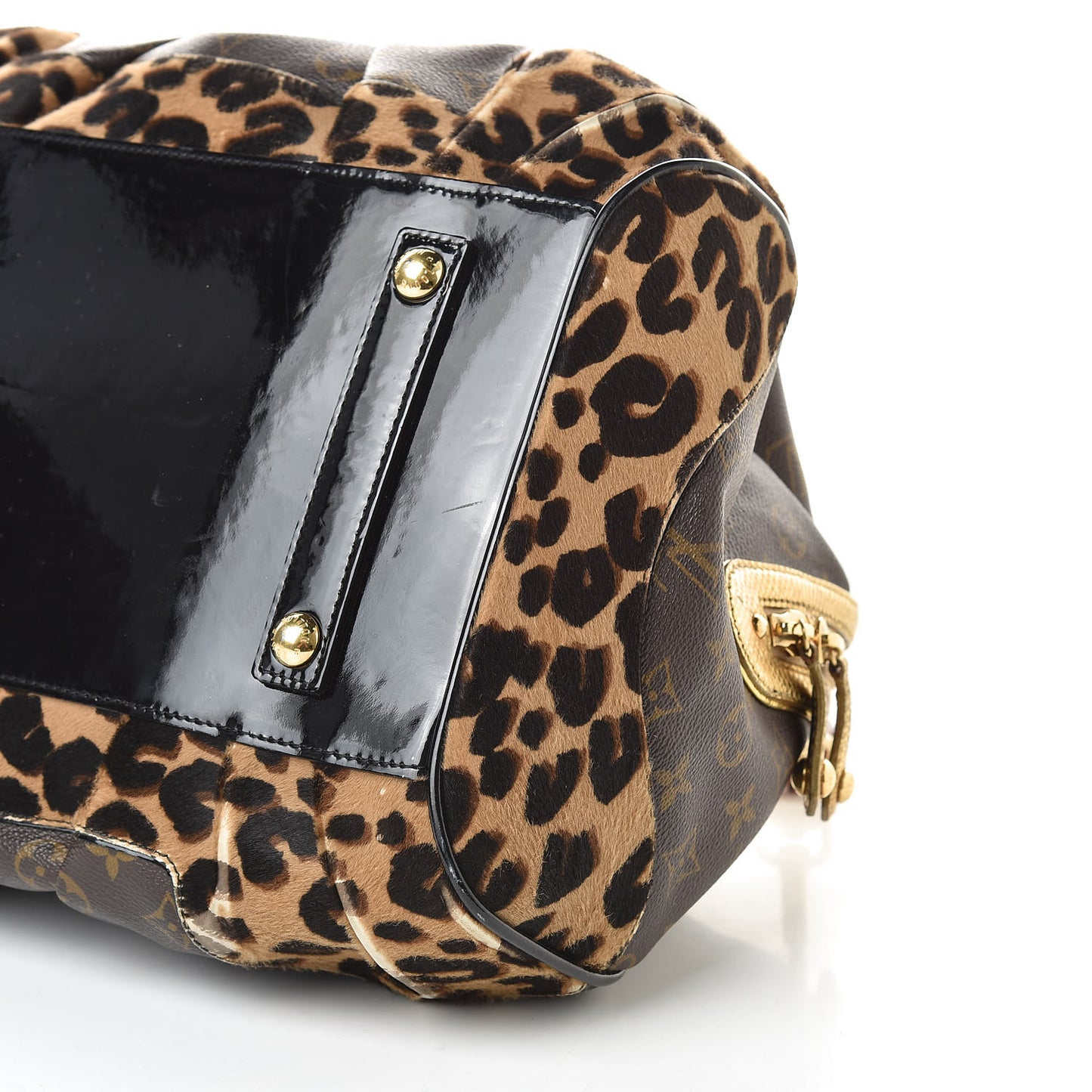 Monogram Leopard Stephen Bag