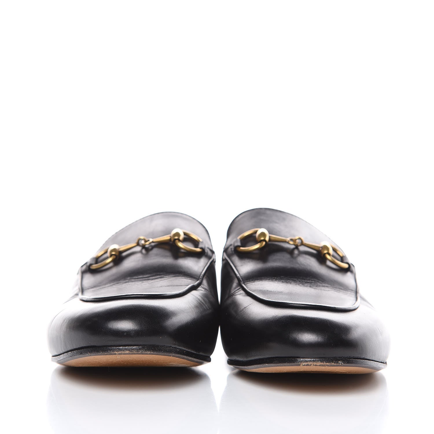 Gucci Calfskin Womens Princetown Slippers 36.5 Black 2 of 13