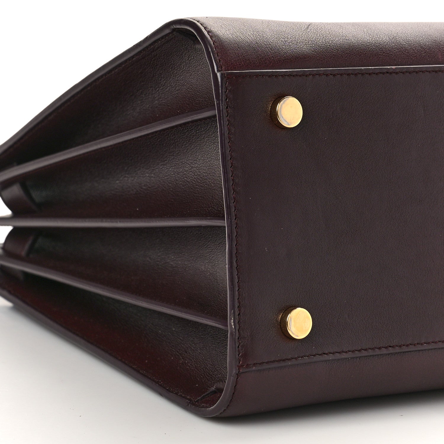 Saint Laurent Calfskin Small Sac De Jour Amarena 7 of 8