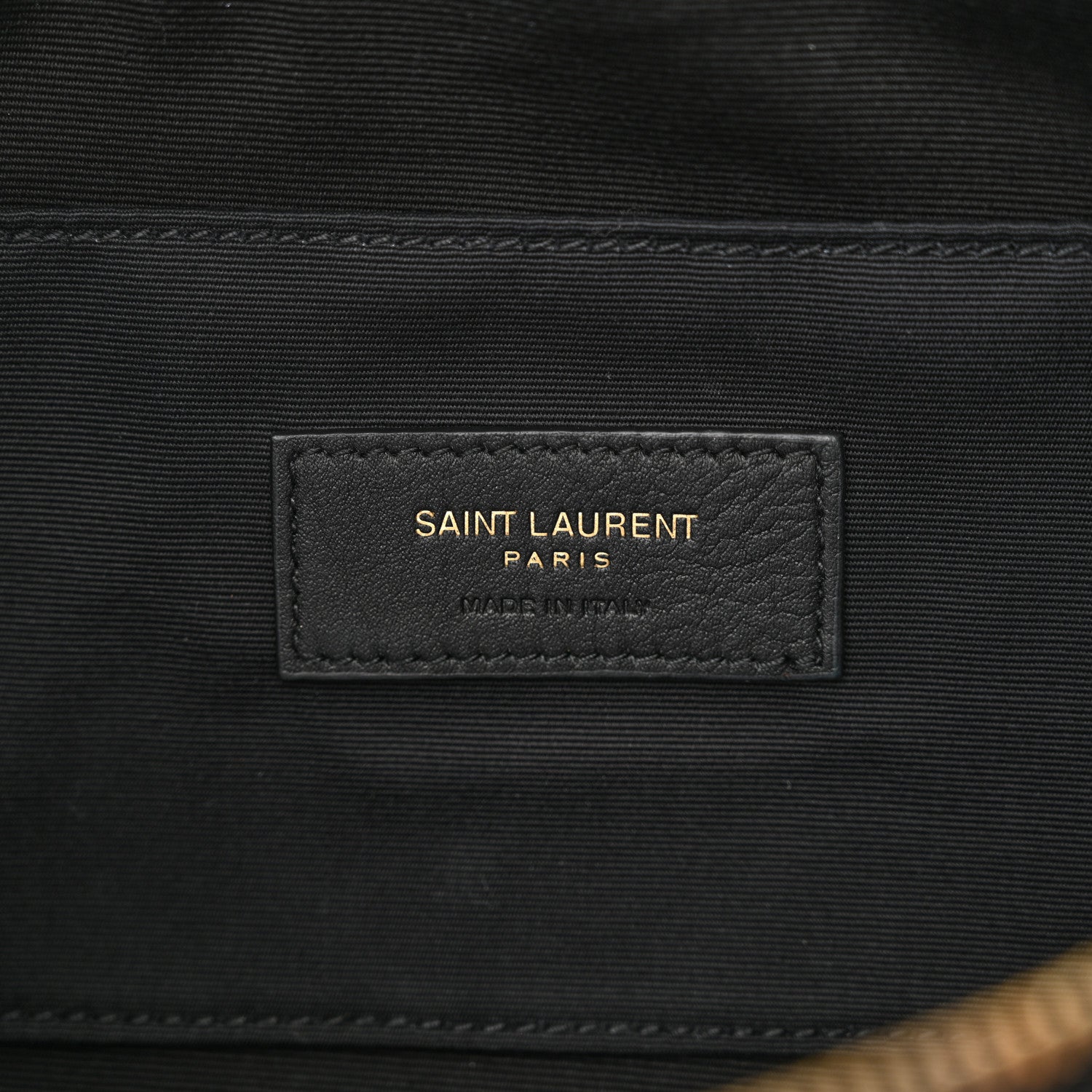 Saint Laurent Grain De Poudre Monogram Belt Bag Black 6 of 11