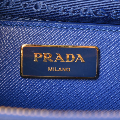 Prada Saffiano Medium Galleria Double Zip Tote Royal 7 of 10