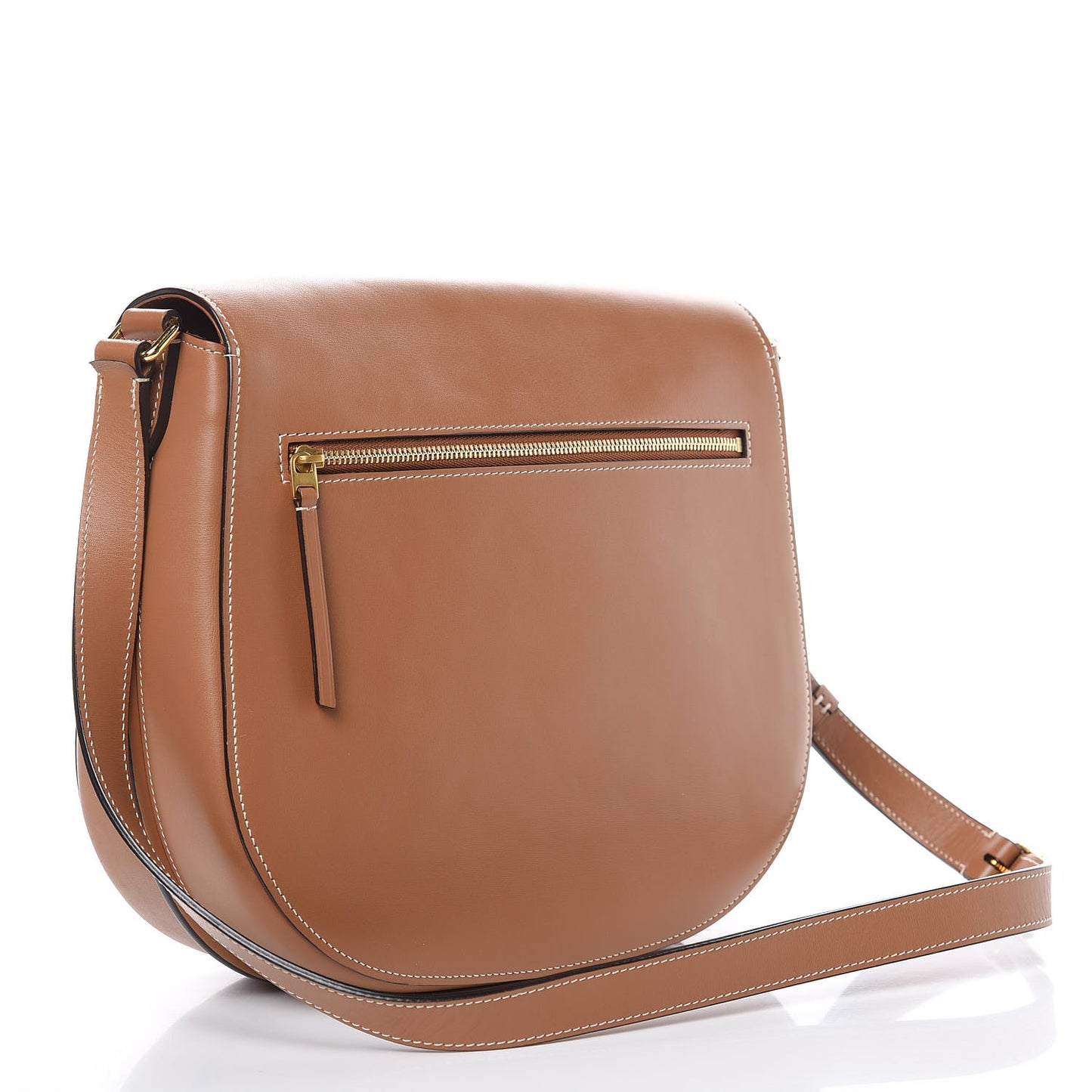 Palmelato Calfskin Medium Trotteur Tan