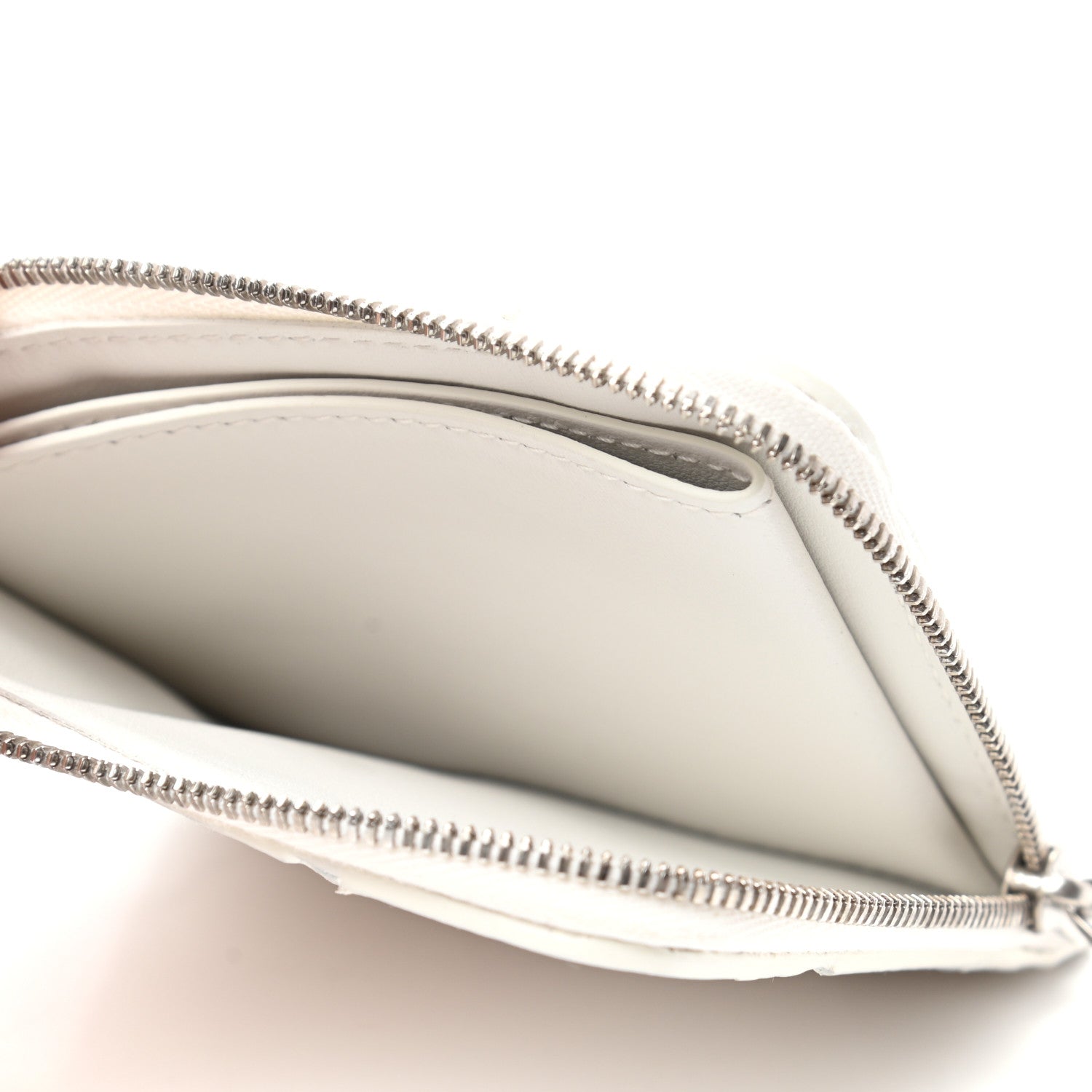 Bottega Veneta Nappa Maxi Intrecciato Coin Purse White 5 of 7
