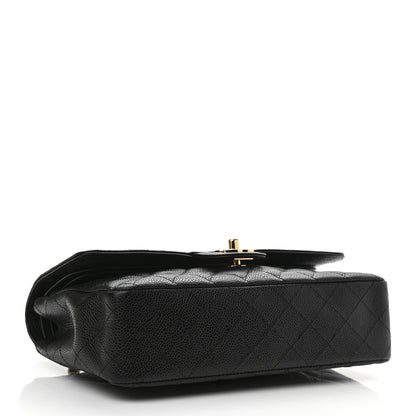 Chanel Caviar Quilted Medium Double Flap Black 4 of 10