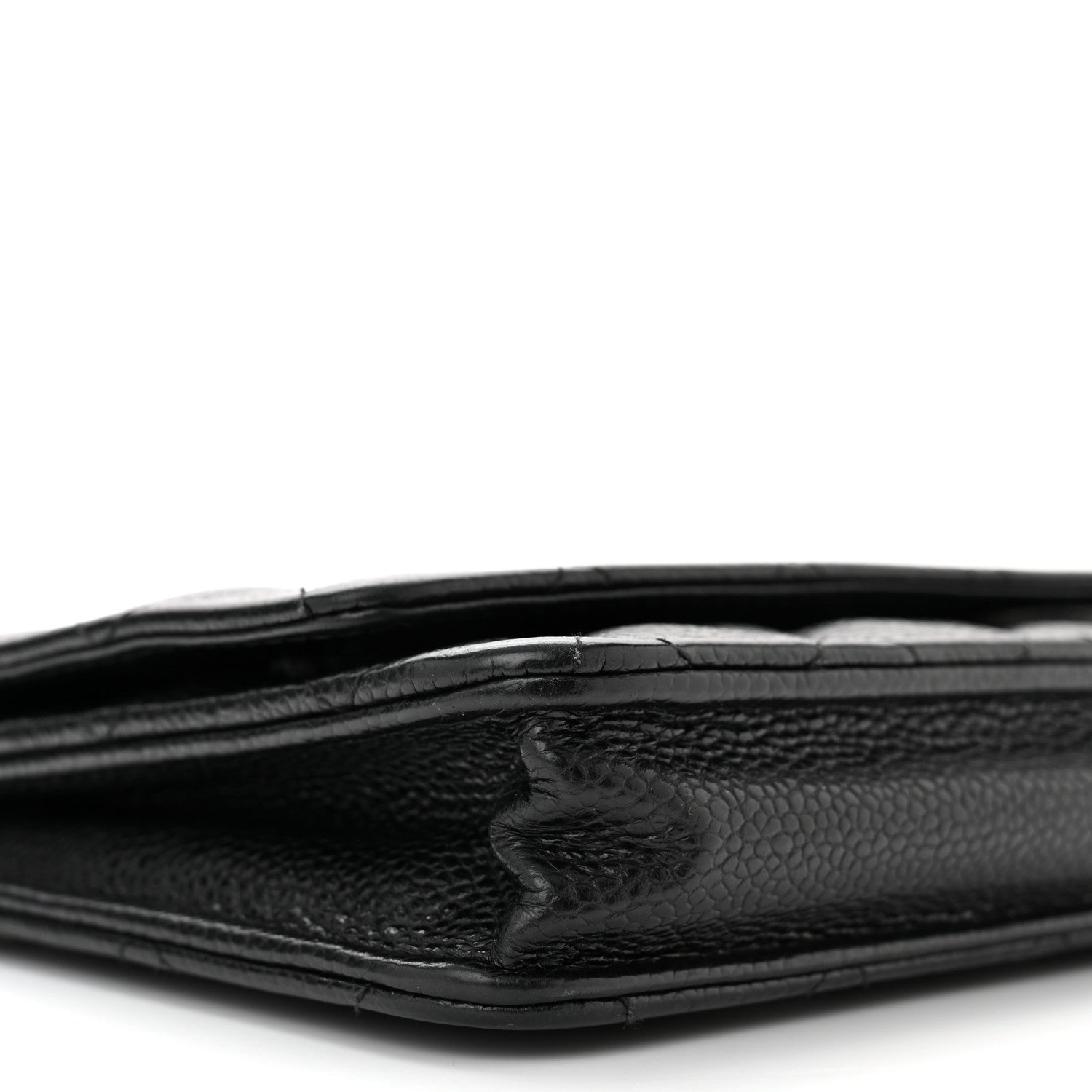 Chanel Caviar Quilted Wallet On Chain WOC Black 10 of 12