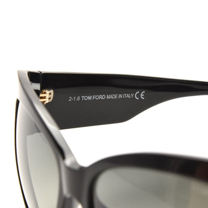 Tom Ford Acetate Anoushka Cat Eye Sunglasses TF371 Black 7 of 9