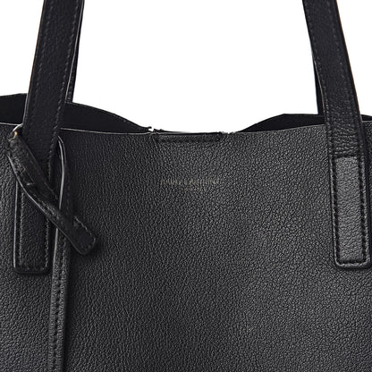 Saint Laurent Calfskin Large Shopping Tote Black 14 of 14