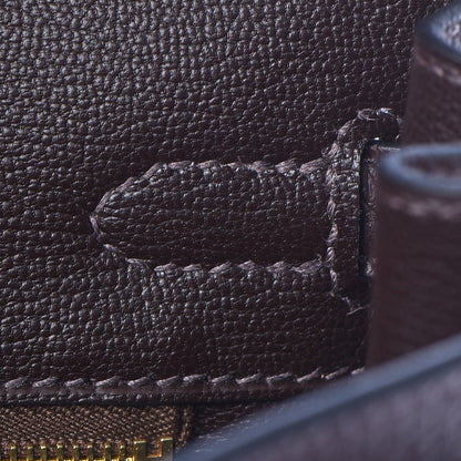 Hermes Togo Birkin 25 Chocolate 22 of 33