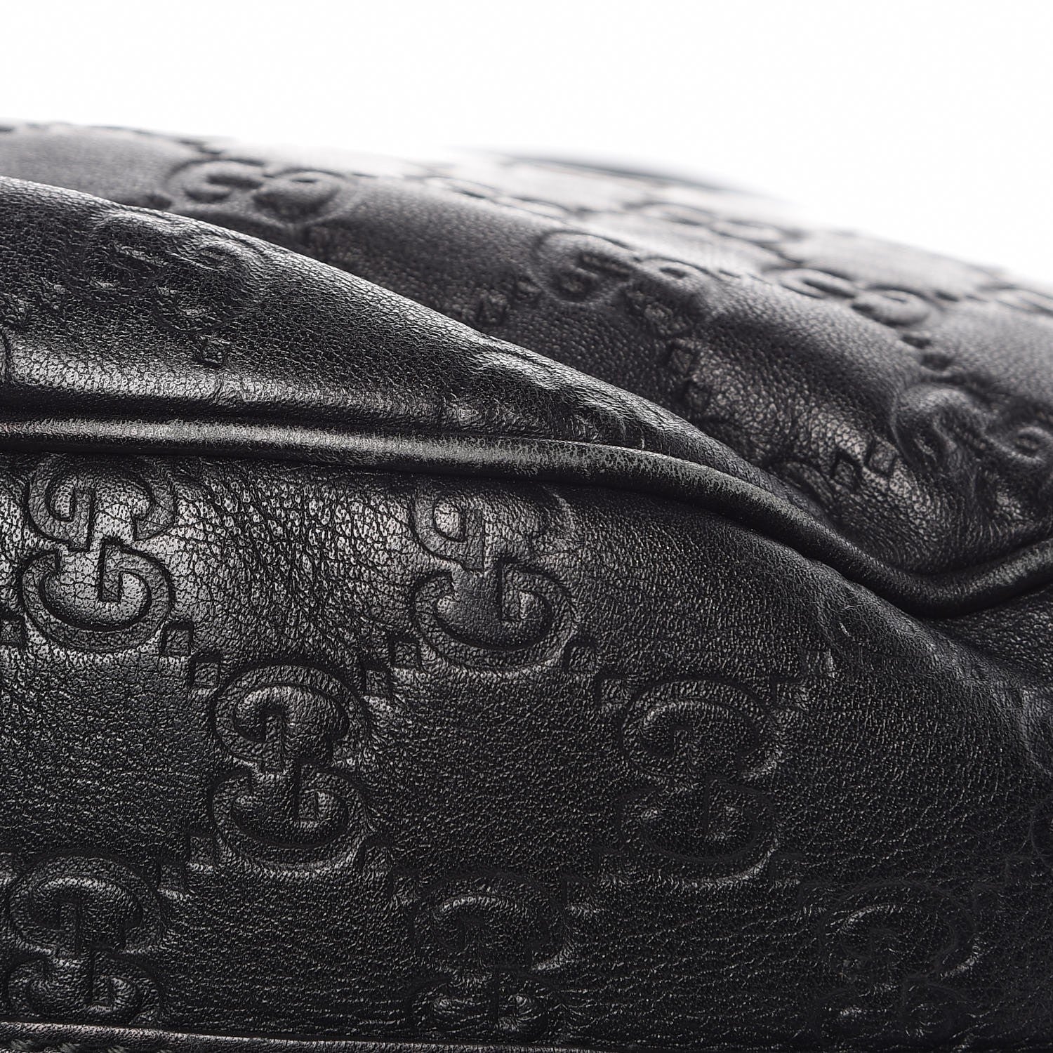Gucci Guccissima Medium GG Twins Hobo Black 11 of 12