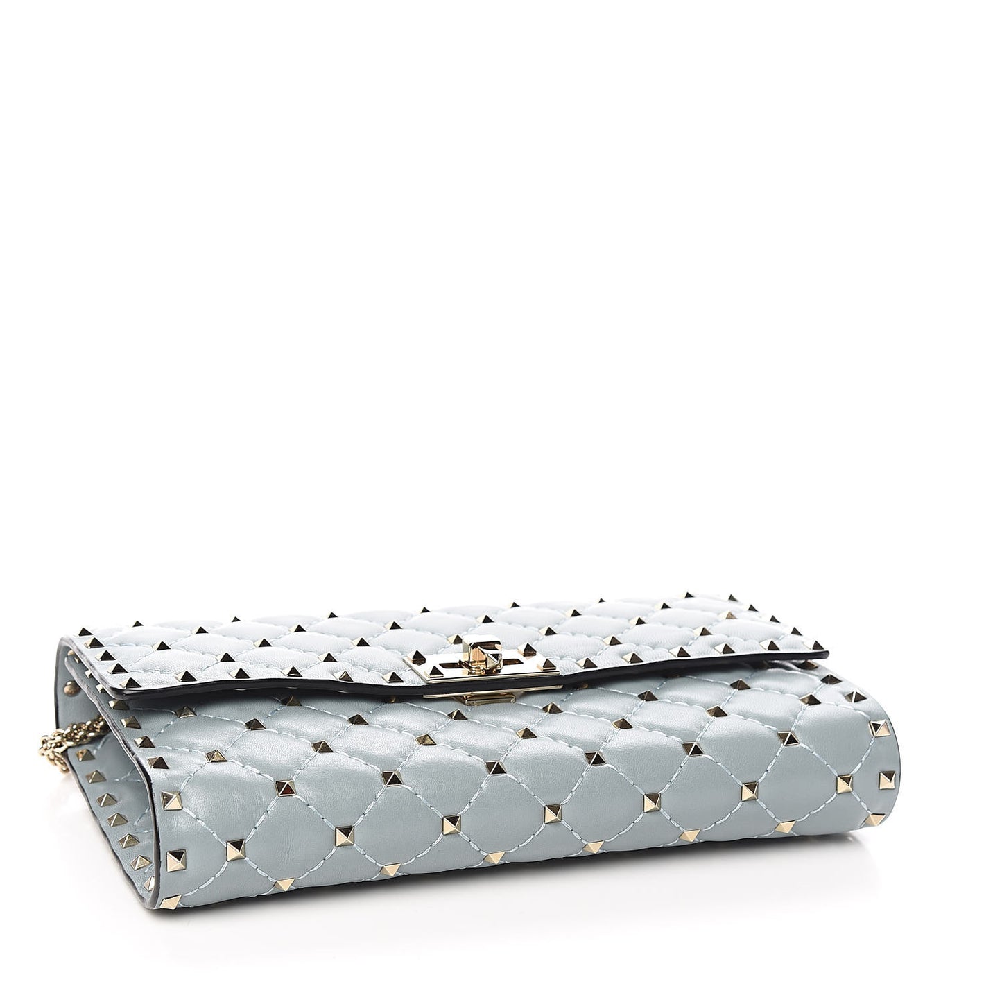Nappa Rockstud Spike Wallet on Chain Nube