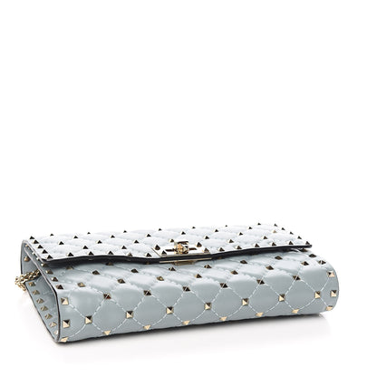 Valentino Garavani Nappa Rockstud Spike Wallet on Chain Nube 4 of 11