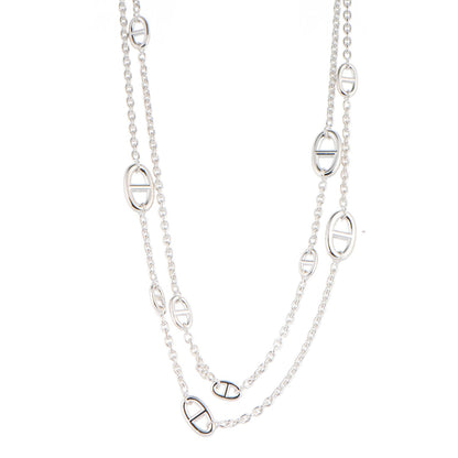 Hermes Sterling Silver Farandole Necklace 120 1 of 7