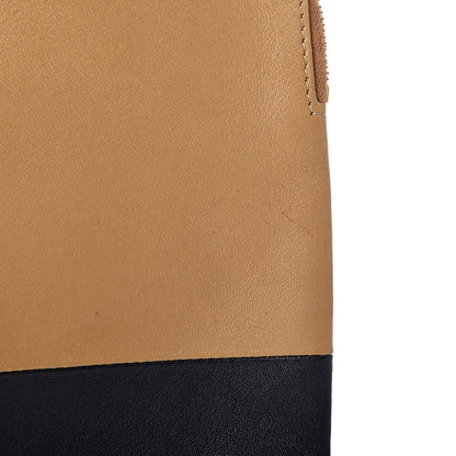 Celine Lambskin Bi-Color Solo Clutch Pouch Nude 11 of 17
