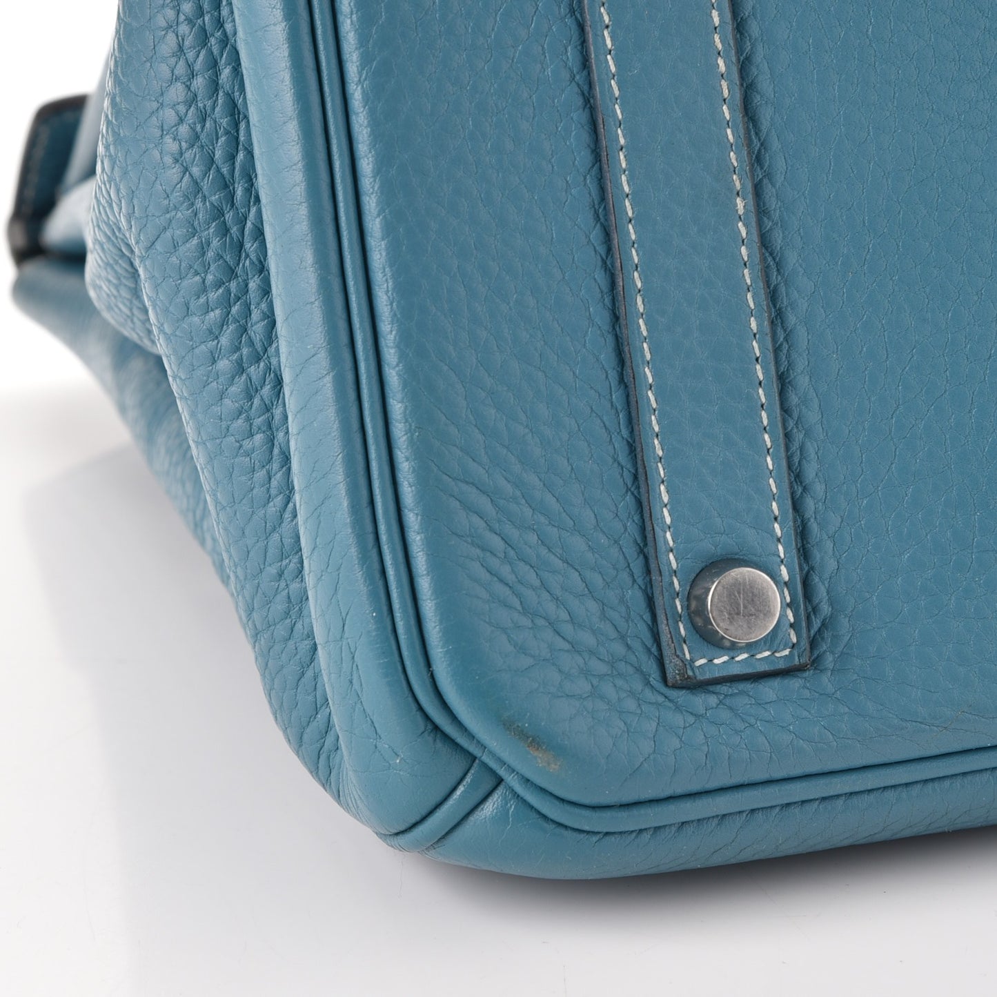 Taurillon Clemence Birkin 35 Blue Jean