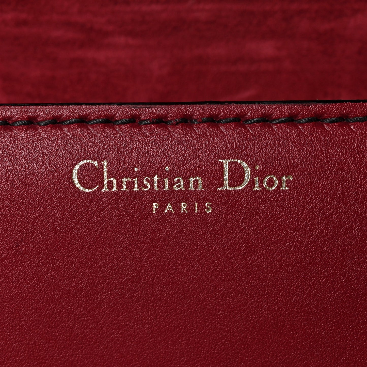 Calfskin Dioraddict Top Handle Red