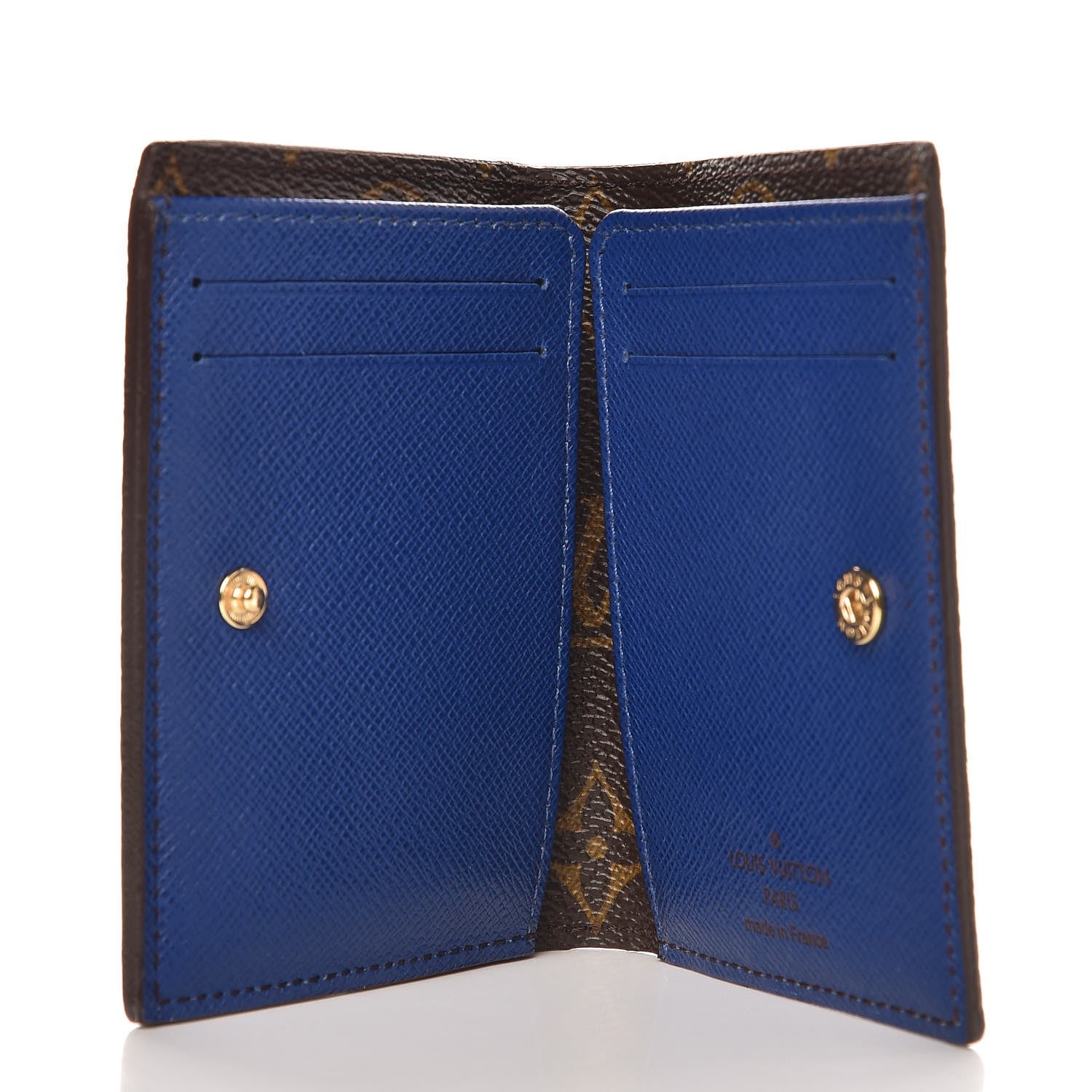 Louis Vuitton Monogram Compact Marie Wallet Blue 5 of 7