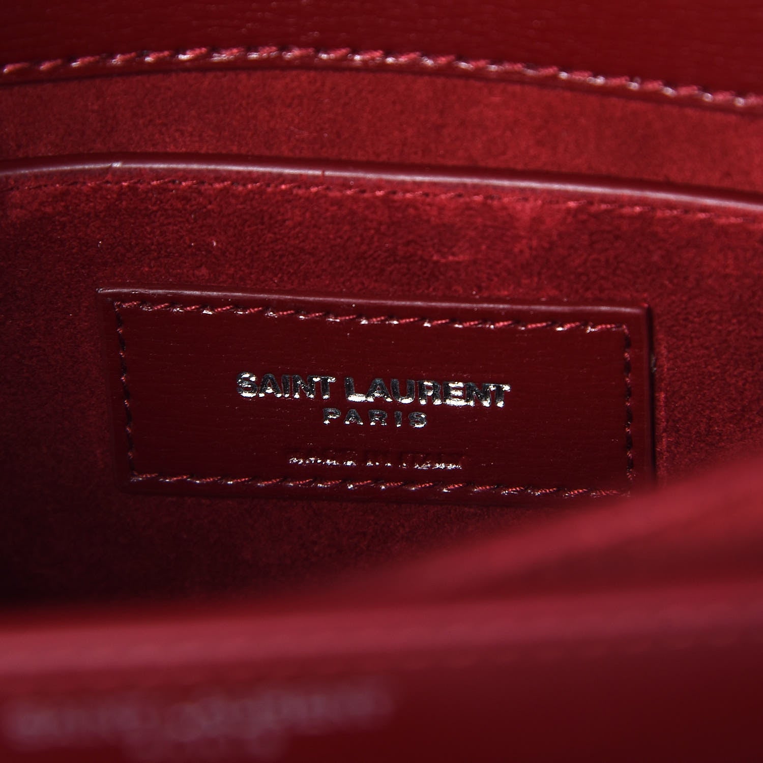 Saint Laurent Calfskin Medium Monogram Sunset Pallisandre 6 of 7