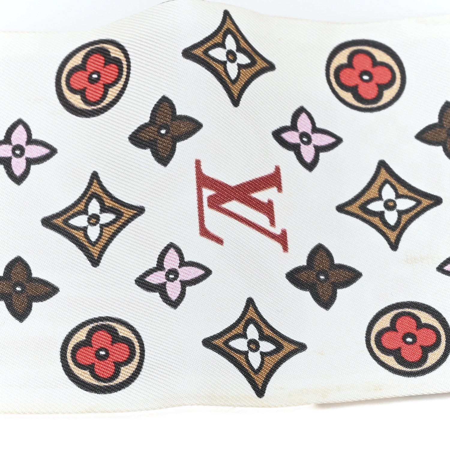 Louis Vuitton Silk Street Monogram Bandeau Beige 4 of 4