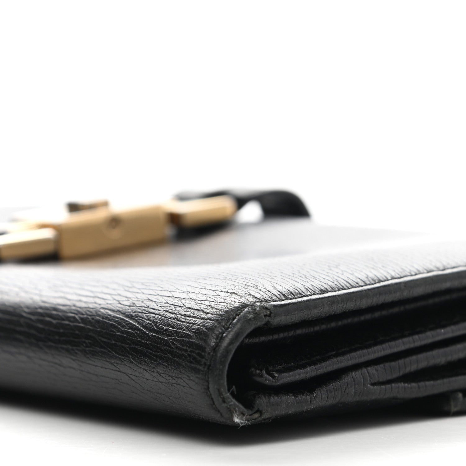 Gucci Calfskin Continental Bardot Wallet Black 23 of 25