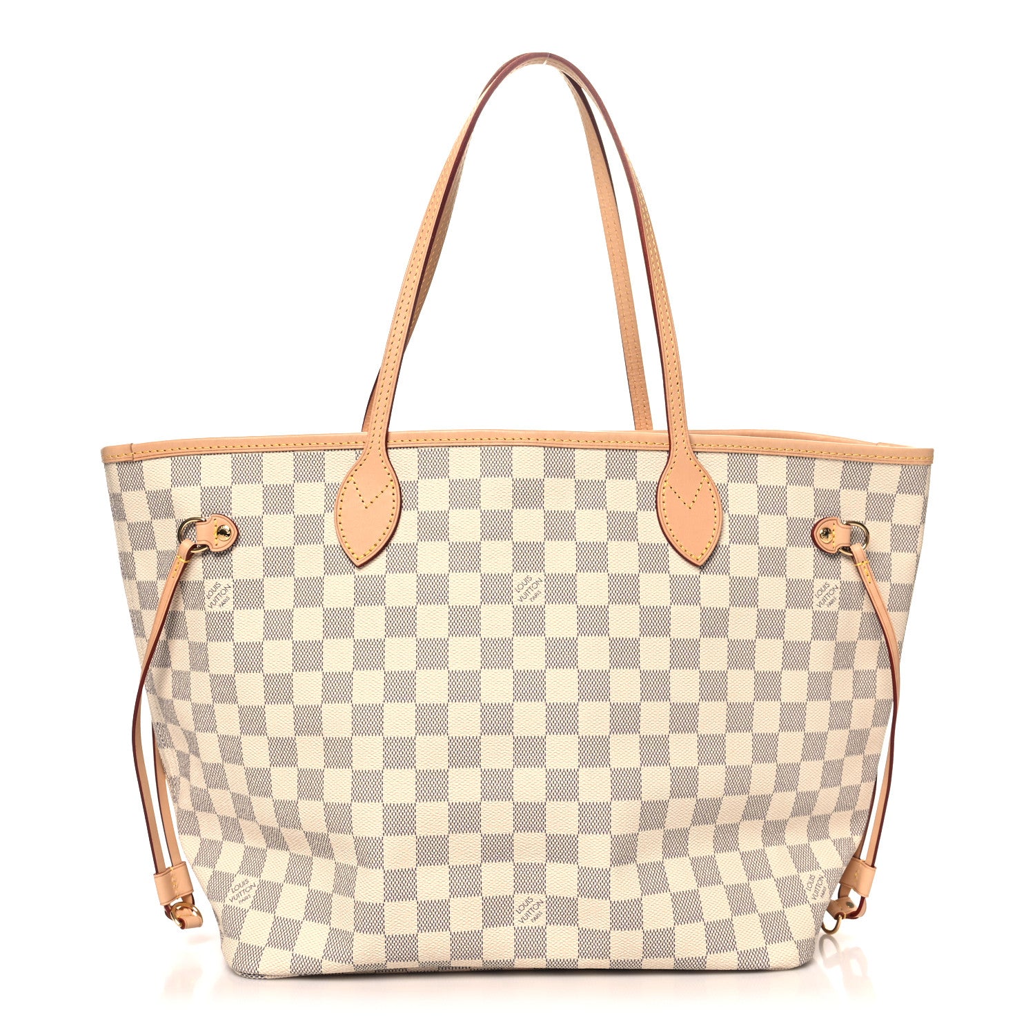 Louis Vuitton Damier Azur Neo Neverfull MM Rose Ballerine 1 of 9