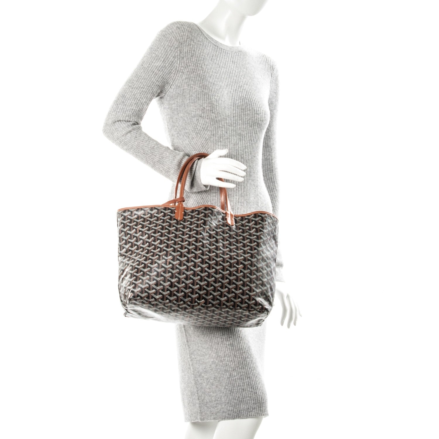 Goyard Goyardine Saint Louis PM Black Gold 2 of 9