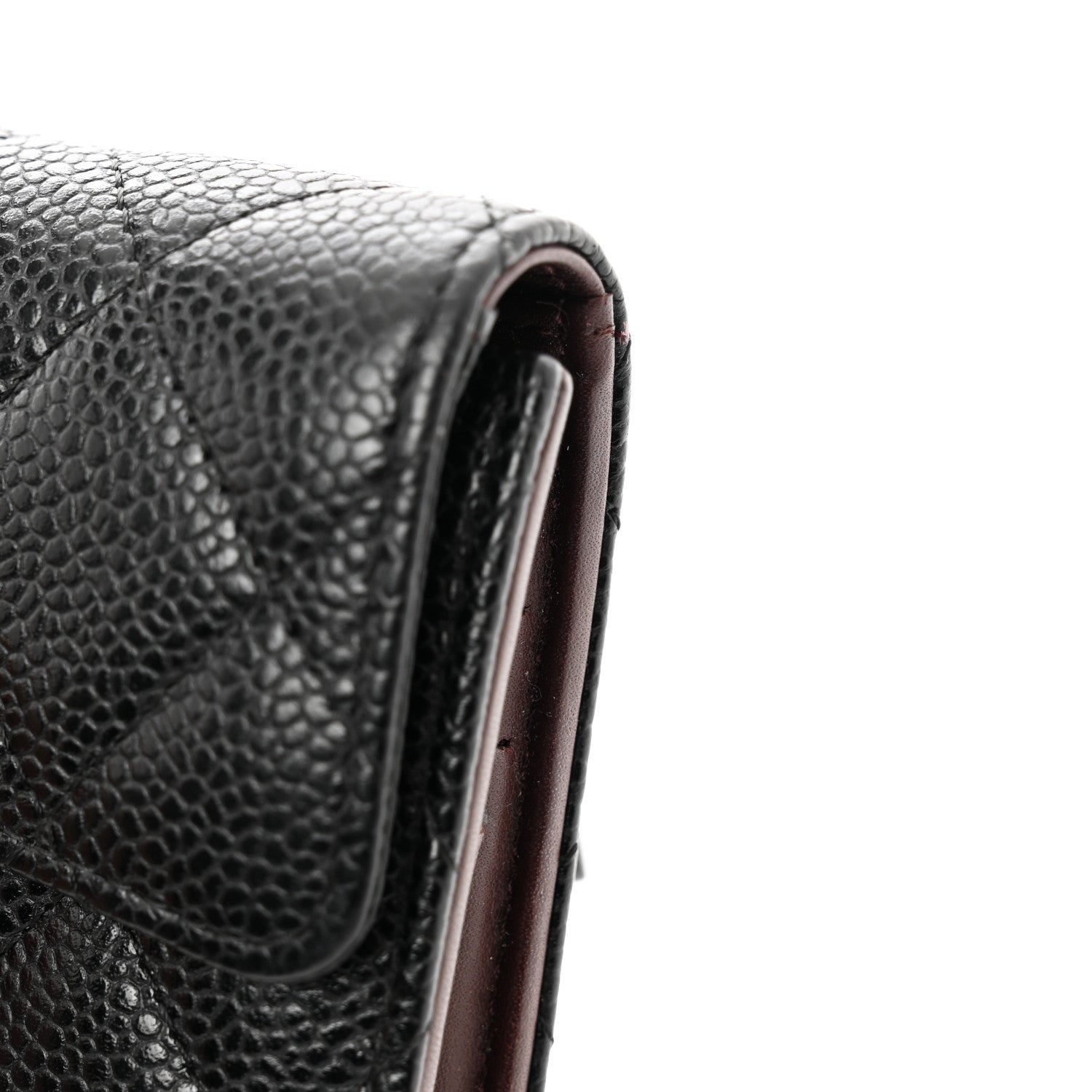Chanel Caviar Quilted Compact Flap Wallet Black 9 of 11