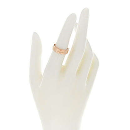 Hermes 18K Rose Gold Diamond PM Kelly Ring 52 6 2 of 5
