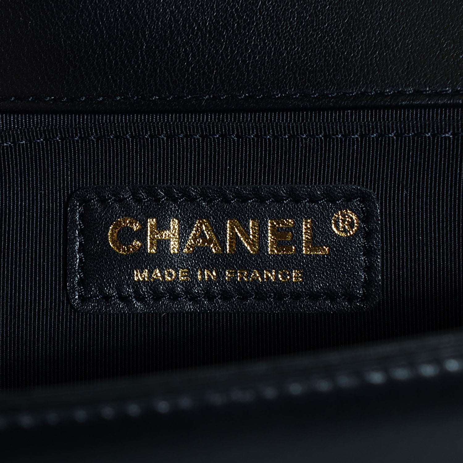 Chanel Lambskin Quilted Medium Boy Flap Black 6 of 7