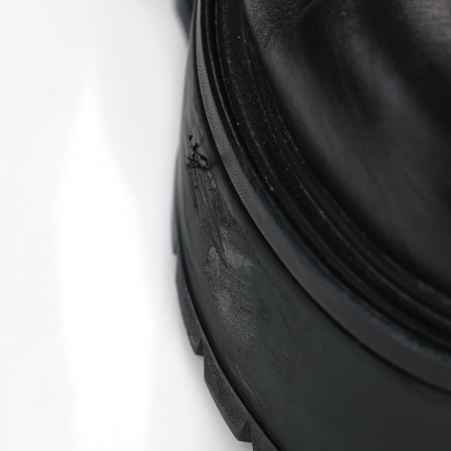 Valentino Garavani Calfskin VLOGO Uniqueform Chelsea 55/85mm Flatform Ankle Boots 41 Black 10 of 11