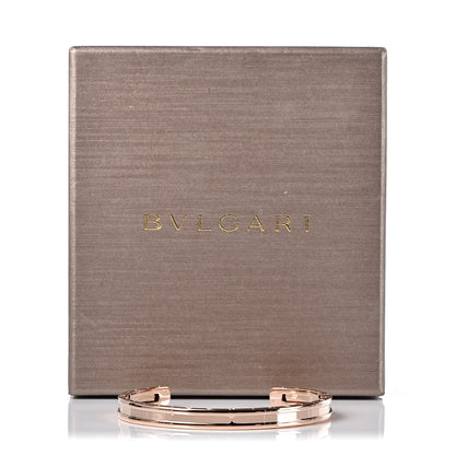 Bulgari 18K Rose Gold B.Zero1 Cuff Bracelet 6 of 6