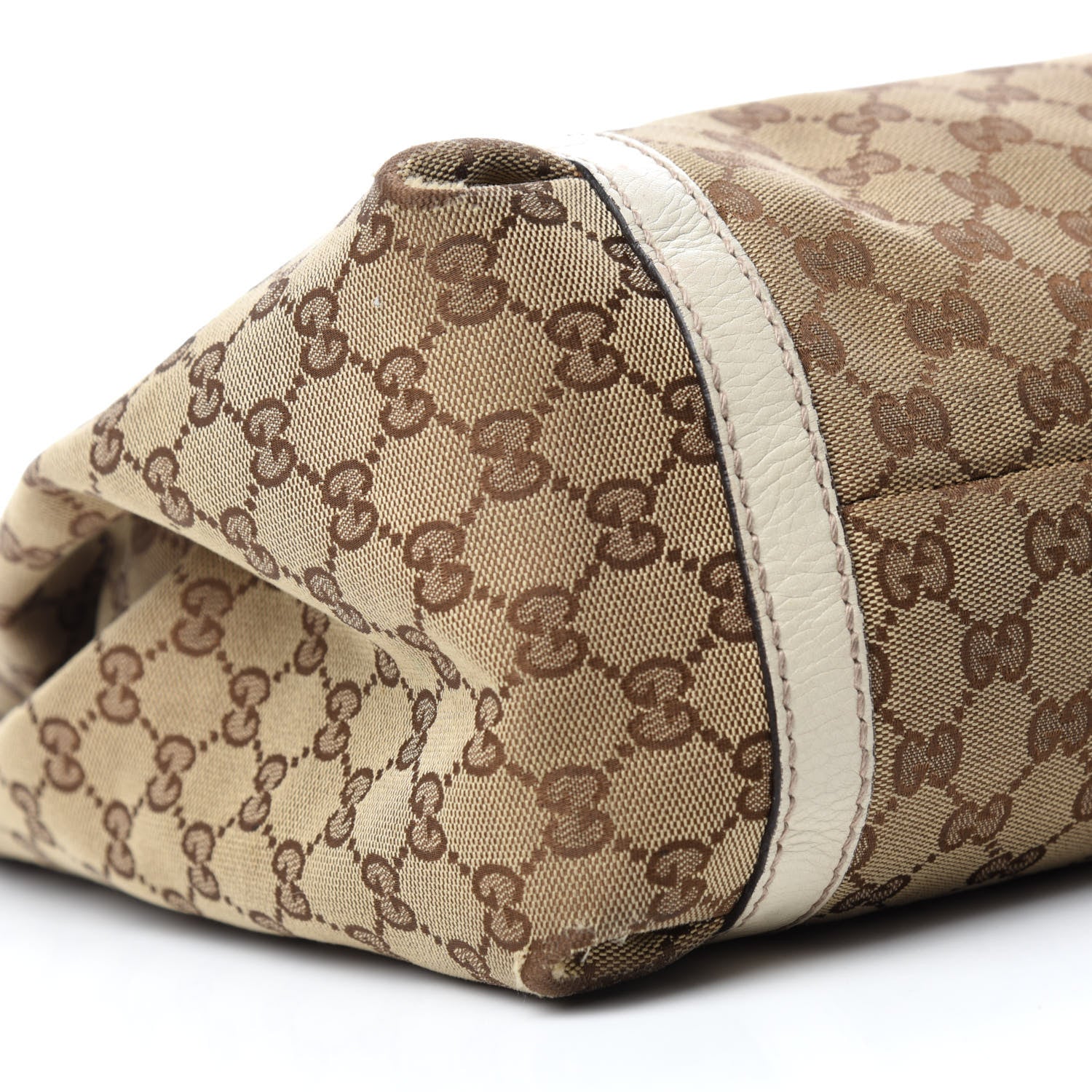Gucci Monogram New Ladies Web Tote Off White 6 of 14