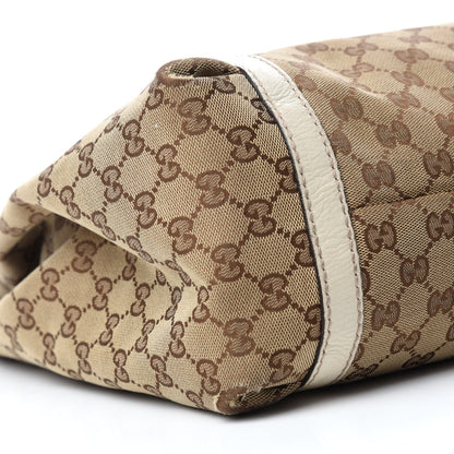 Gucci Monogram New Ladies Web Tote Off White 6 of 14