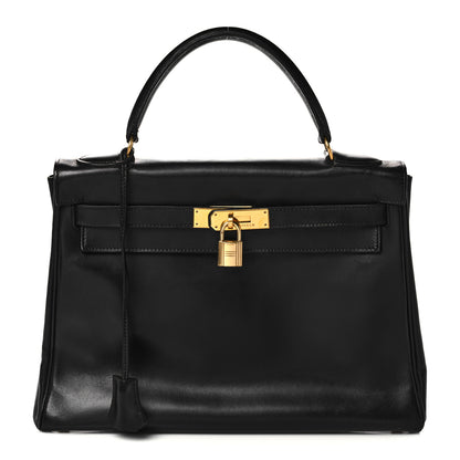 Hermes Box Kelly Retourne 32 Black 1 of 49