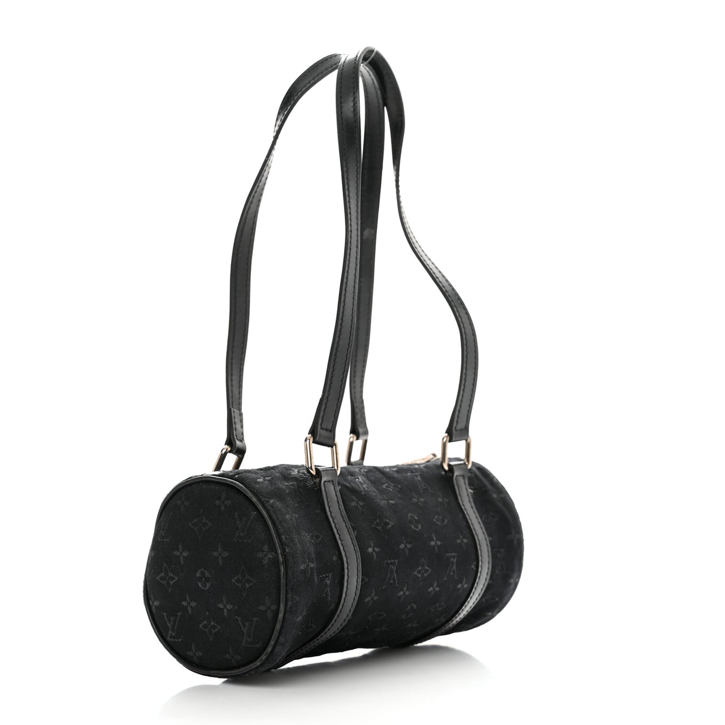 Satin Monogram Mini Papillon Black