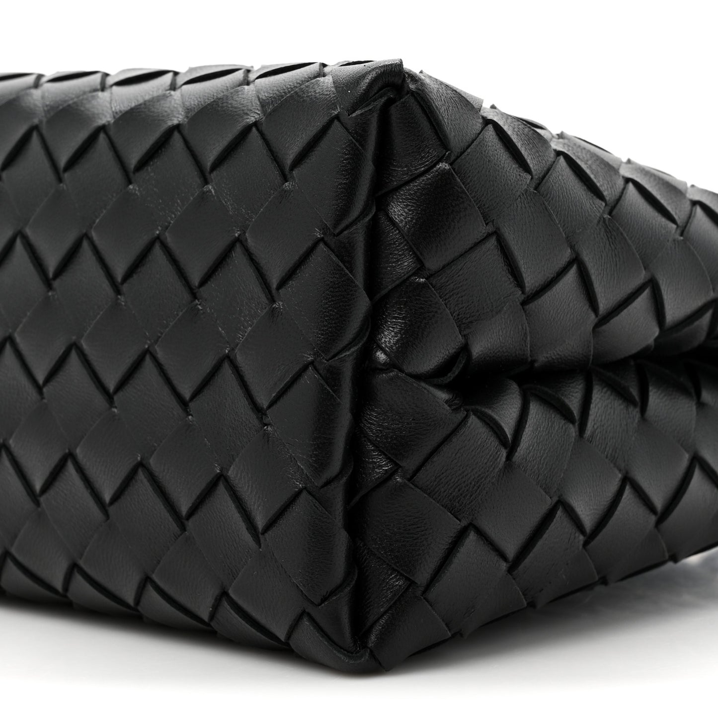 Nappa Intrecciato Small Andiamo Shoulder Bag Black