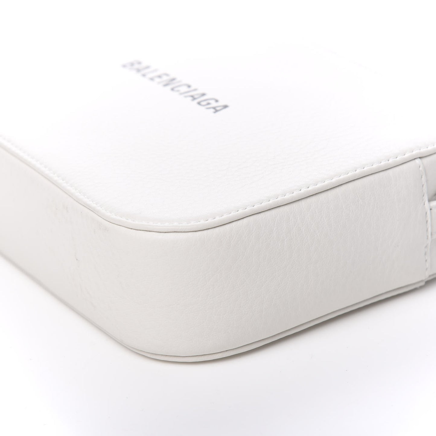 Calfskin Logo S Everyday Camera Bag White