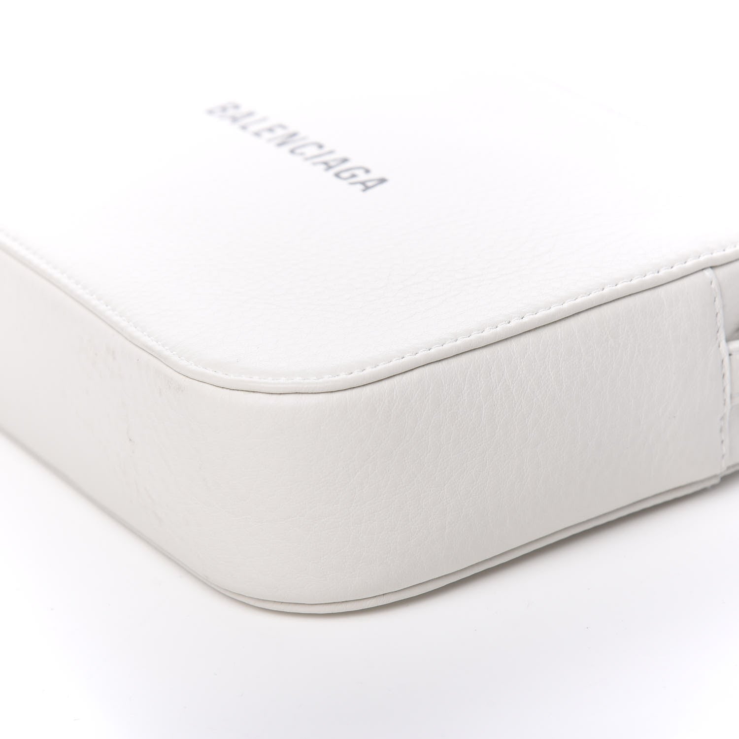 Balenciaga Calfskin Logo S Everyday Camera Bag White 8 of 9