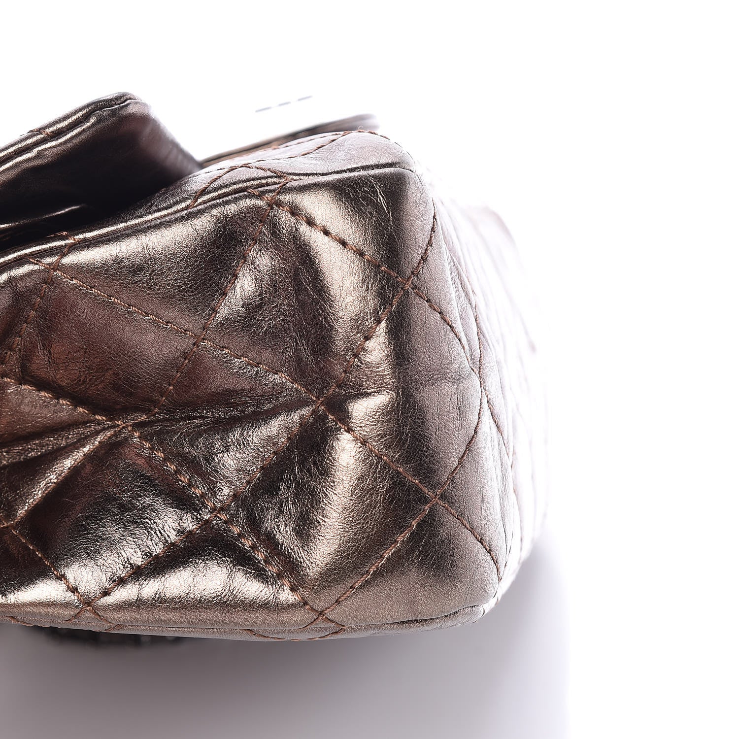 Chanel Metallic Aged Calfskin Quilted 2.55 Reissue 227 Flap Bronze 23 of 23