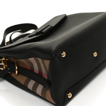 Burberry Derby Calfskin House Check Medium Camberley Black 13 of 13
