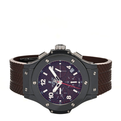 Hublot Ceramic Carbon Fiber Rubber 41mm Big Bang Automatic Watch Brown 341.CB.1001.RX 2 of 4