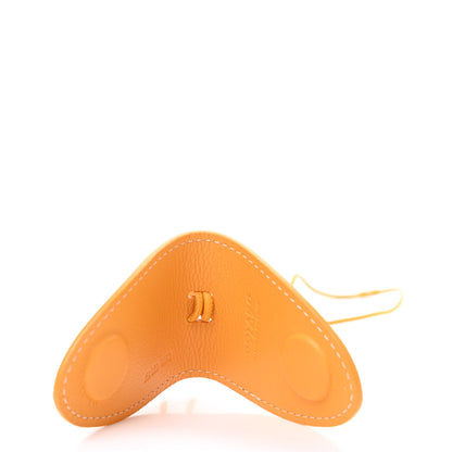 Goyard Calfskin Bag Clip Yellow 4 of 8