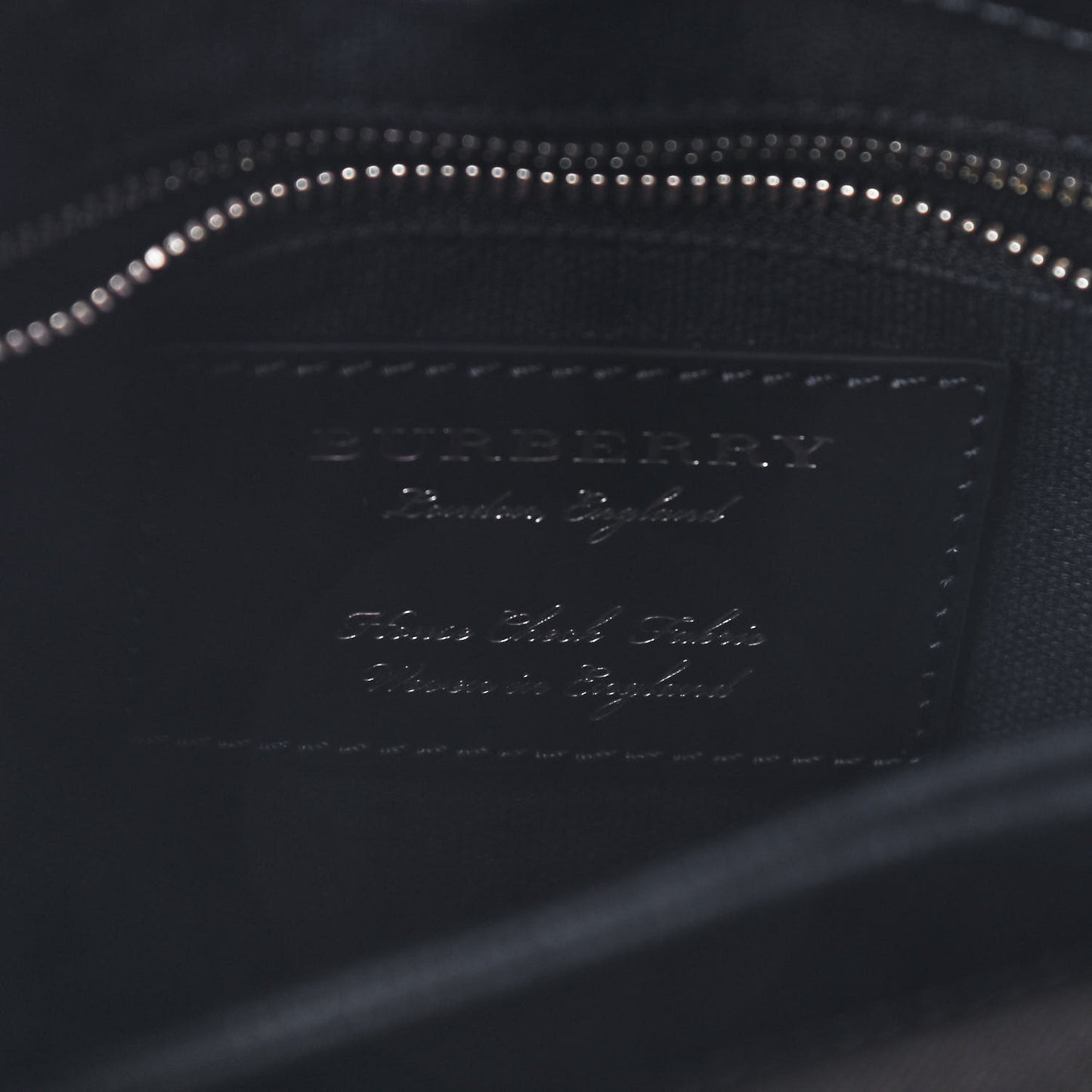 Derby Calfskin House Check Small Camberley Black