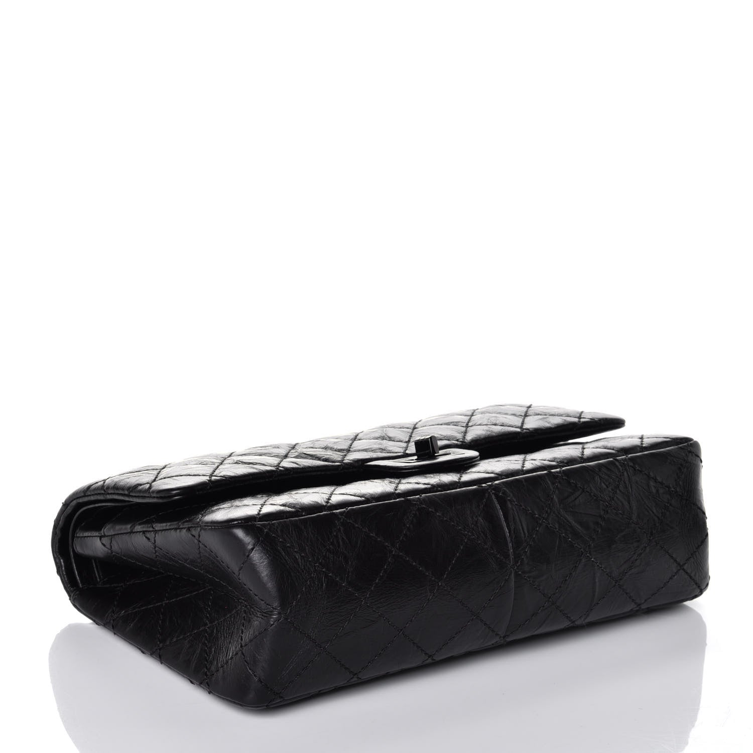 Chanel Aged Calfskin Quilted 2.55 Reissue 226 Flap So Black 4 of 10