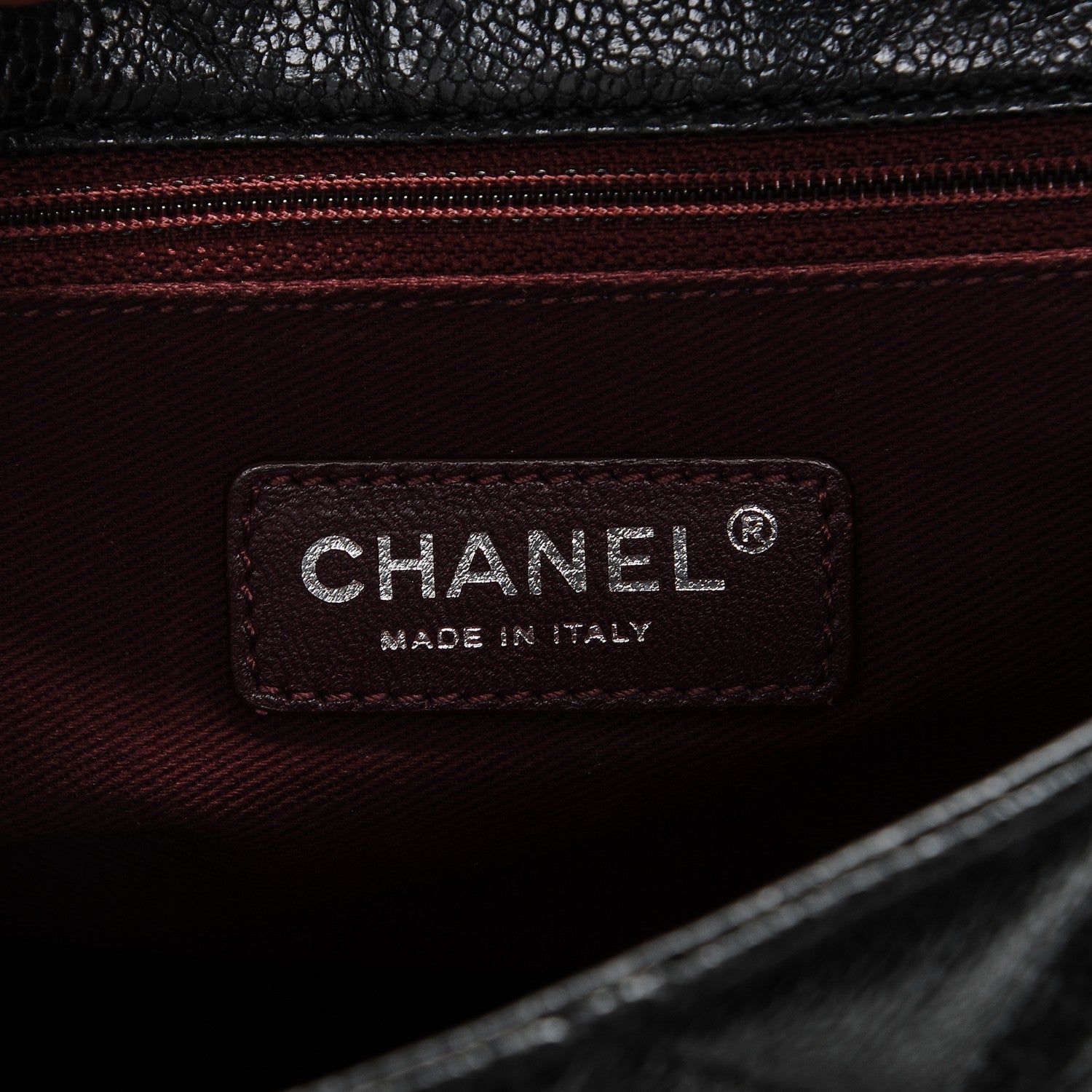 Chanel Crumpled Grained Calfskin Jumbo CC Crave Flap Black 6 of 7