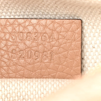 Gucci Pebbled Calfskin Small Soho Disco Bag Camelia 7 of 11