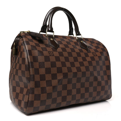 Louis Vuitton Damier Ebene Speedy 30 3 of 9