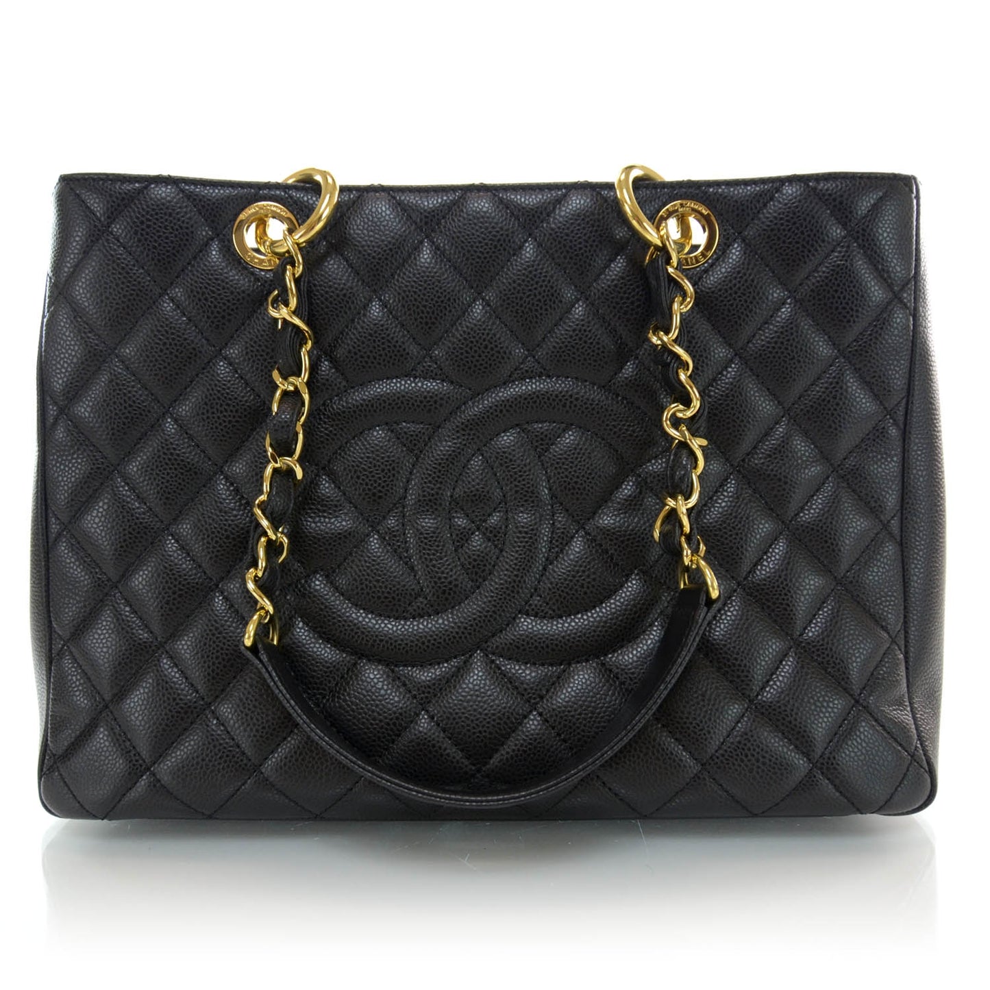 Caviar Grand Shopping Tote GST Black