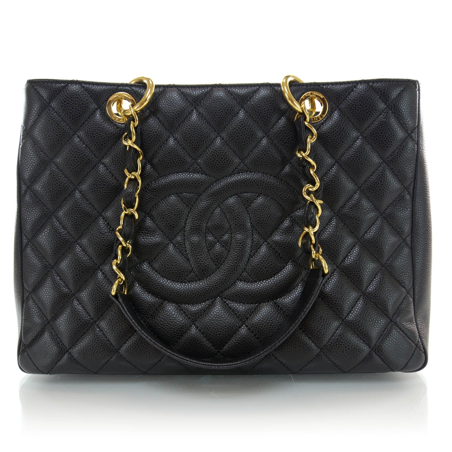 Chanel Caviar Grand Shopping Tote GST Black 1 of 10