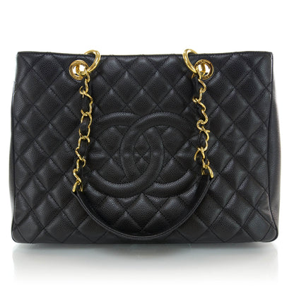 Chanel Caviar Grand Shopping Tote GST Black 1 of 10