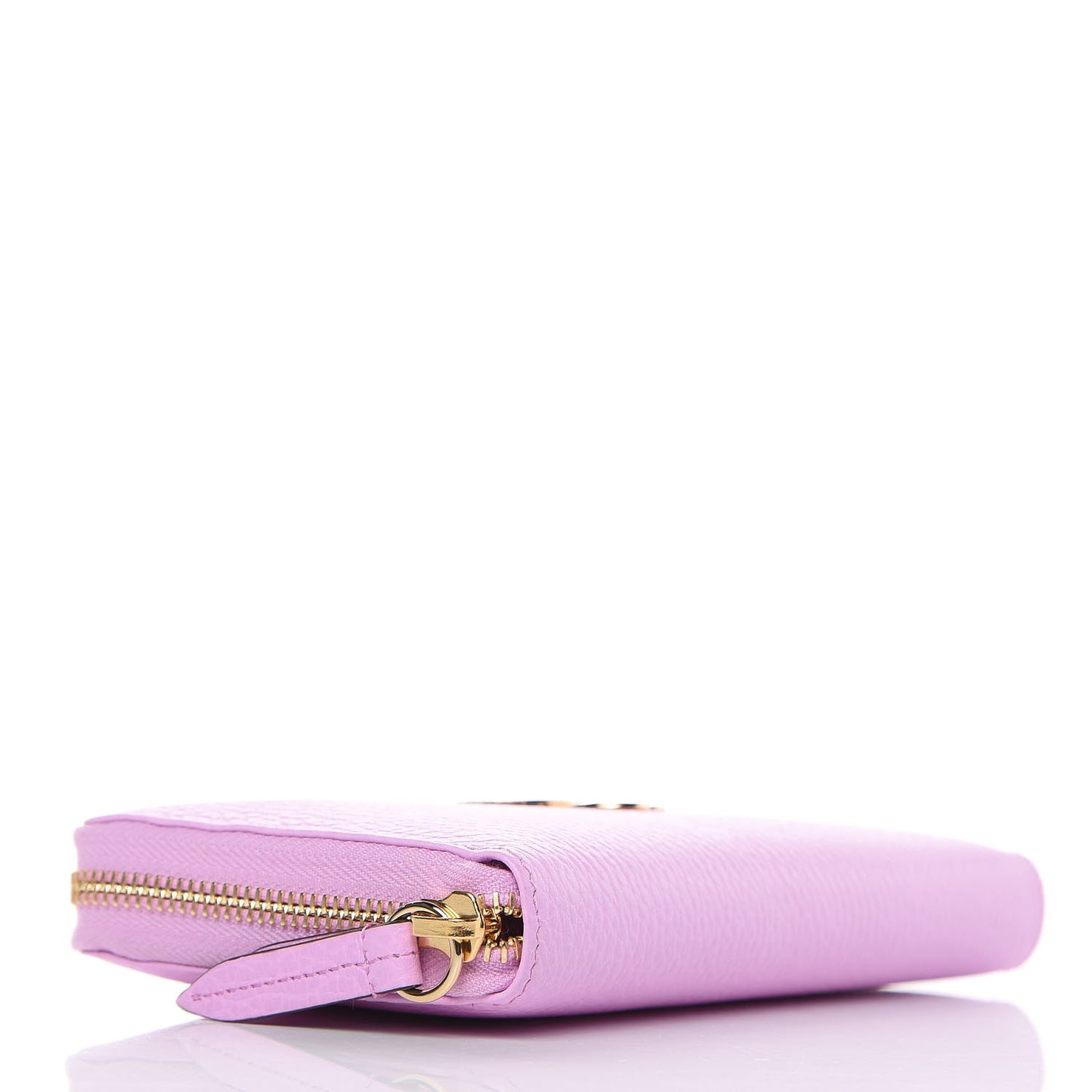 Dollar Calfskin GG Marmont Bosco Zip Around Wallet Malva